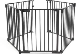 Beemoo SAFE Protect Kravlegård & Rumdeler 5 Sektioner, Black
