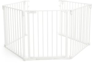 Beemoo SAFE Protect Kravlegård & Rumdeler 5 Sektioner, White