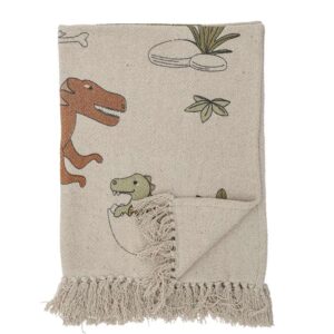 Bloomingville Maurice Plaid - Natur (Genanvendt Bomuld)