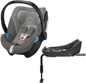 Cybex Aton 5 Autostol Baby inkl. Base 2-Fix, Soho Grey