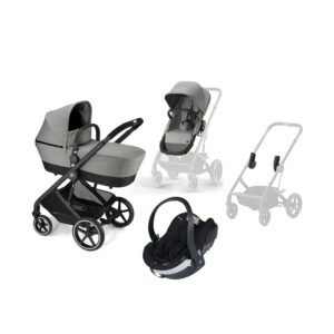 Cybex BALIOS S 2-in-1 Duovogn inkl. BeSafe iZi Go Modular X2 i-Size Autostol Baby, Dove Grey