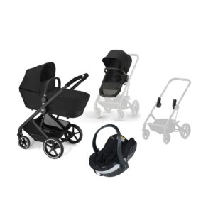Cybex BALIOS S 2-in-1 Duovogn inkl. BeSafe iZi Go Modular X2 i-Size Autostol Baby, Nebula Black