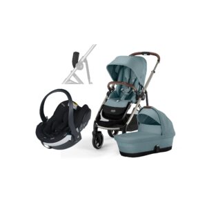 Cybex GAZELLE S Duovogn inkl. BeSafe iZi Go Modular X2 i-Size Autostol Baby, Sky Blue/Taupe