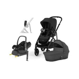 Cybex GAZELLE S Duovogn inkl. Maxi-Cosi CabrioFix i-Size Autostol inkl. Base, Moon Black/Black
