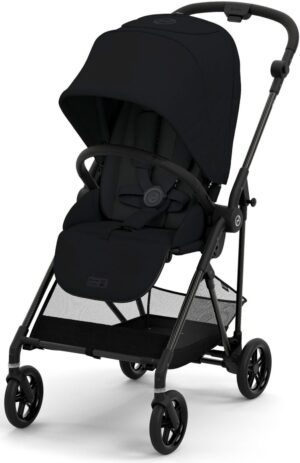 Cybex MELIO Carbon Klapvogn, Moon Black