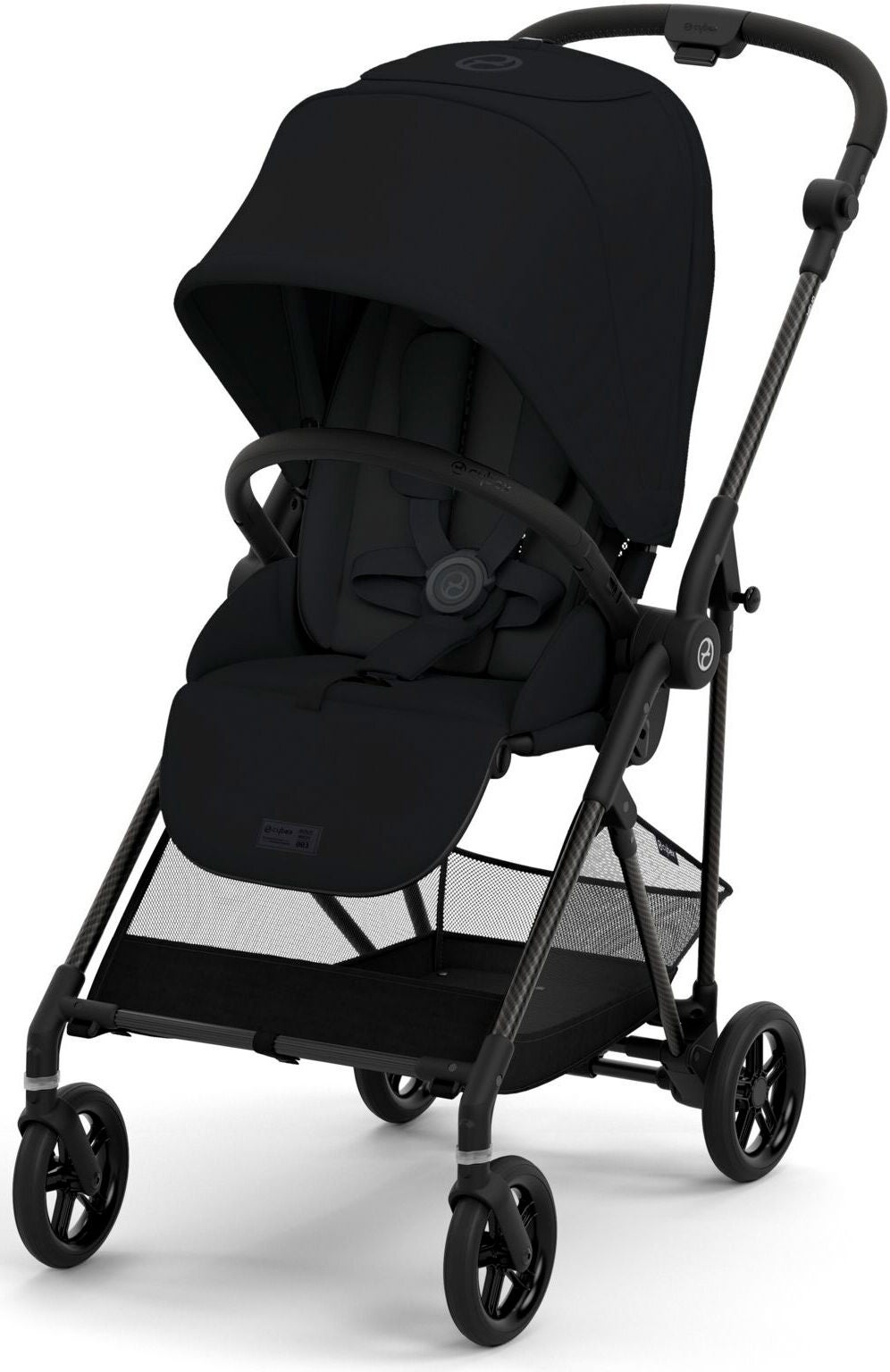 Cybex MELIO Carbon Klapvogn, Moon Black Cybex MELIO Carbon Klapvogn, Moon Black