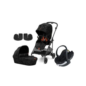 Cybex MELIO Street Duovogn inkl. BeSafe iZi Go Modular X2 i-Size Autostol Baby, Real Black