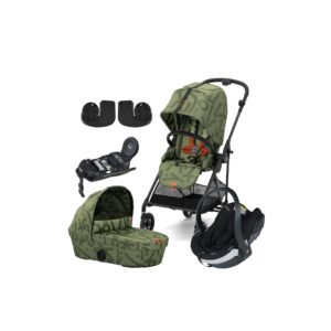 Cybex MELIO Street Duovogn inkl. BeSafe iZi Go Modular X2 i-Size Autostol Baby & Base, Olive Green
