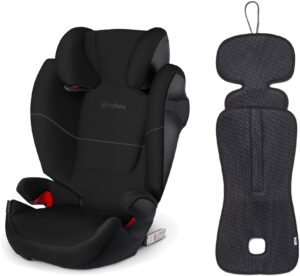 Cybex Solution M-Fix Autostol inkl. Ventilerende Hynde, Pure Black/Antracit