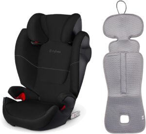 Cybex Solution M-Fix Autostol inkl. Ventilerende Hynde, Pure Black/Grey