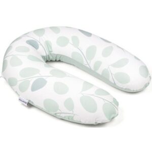Doomoo Buddy amme- og graviditetspude – Leaves Aqua Green