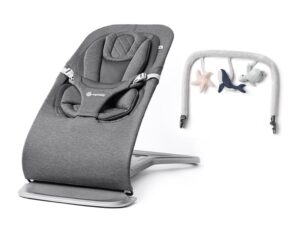 Ergobaby Evolve 3-in-1 Skråstol inkl. legetøjsbøjle, Charcoal Grey