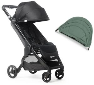 Ergobaby Metro+ Klapvogn inkl. Ekstra Kaleche, Black/Sea Grass