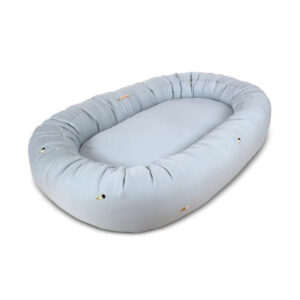 Filibabba Babynest - 2. Generation - Cool Summer - Pearl Blue