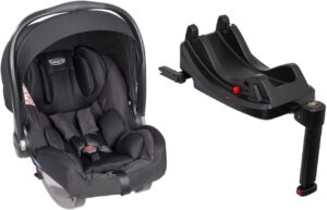 Graco SnugRide i-Size Autostol Baby inkl. ISO Family Base i-Size 2, Black