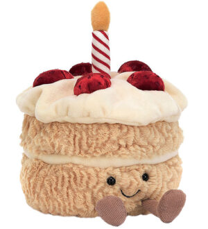 Jellycat Bamse - 16 cm - Amuseable Birthday Cake