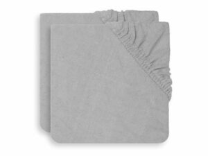 Jollein Puslepudebetræk 50x70 cm 2-pack, Grey