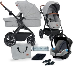 Kinderkraft B-TOUR 3-in-1 Duovogn, Light Grey