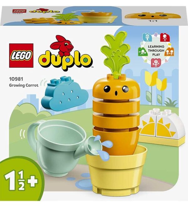 LEGO® DUPLO - Gulerod Med Vokseværk 10981 - 11 Dele