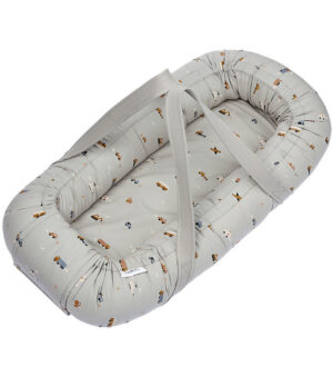Liewood Babynest/Lift - Gro - Vehicles/Dove Blue Mix