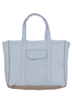 Mommy shopper & pusletaske - dusty blue