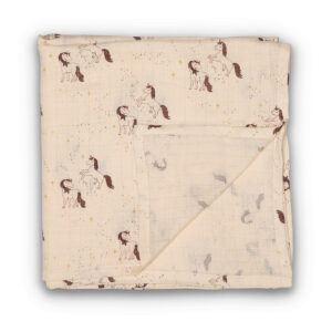 Muslin Svøb, Céleste 120x120