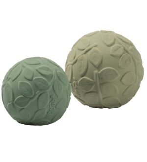Natruba Bolde - Naturgummi - 2-pak - Leaf Green