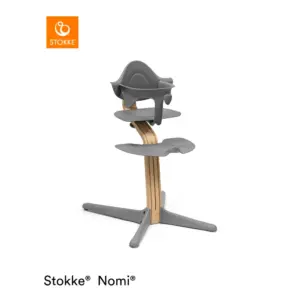 Nomi Stol Eg/Grå inkl. Bøjle