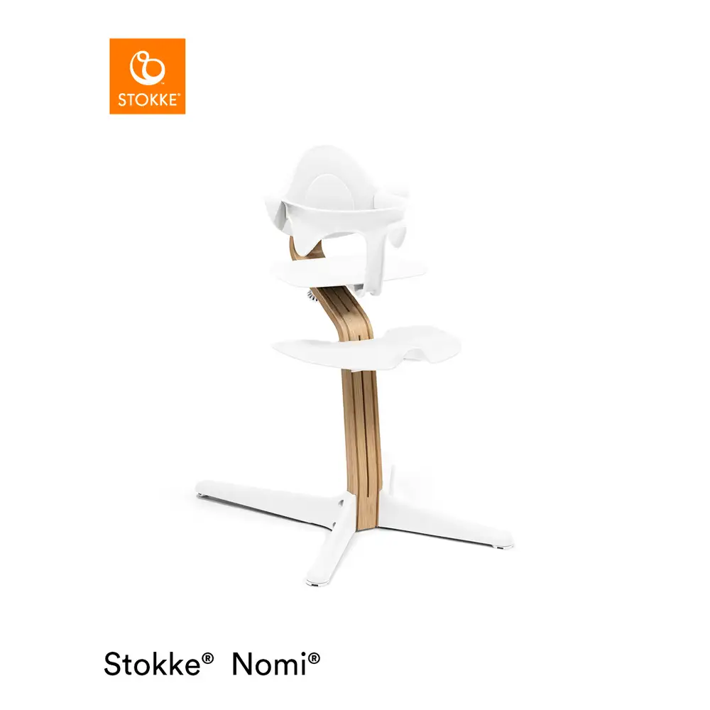Nomi Stol Eg/Hvid inkl. Bøjle Nomi Stol Eg/Hvid inkl. Bøjle