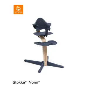 Nomi Stol Natur/Navy inkl. Bøjle