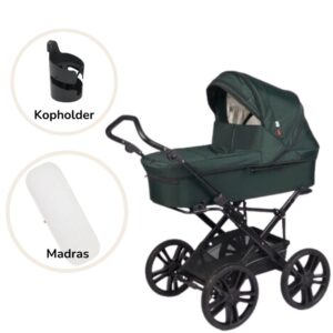 North Pakke inkl. madras og kopholder - dark green