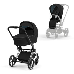 Priam Duovogn 2022 - deep black/chrome black