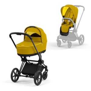 Priam Duovogn 2022 - mustard yellow/matt black