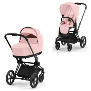 Priam Duovogn 2023 - peach pink/matt black