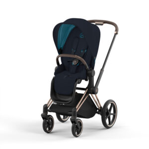 Priam Klapvogn 2022 - PLUS midnight blue/rose gold