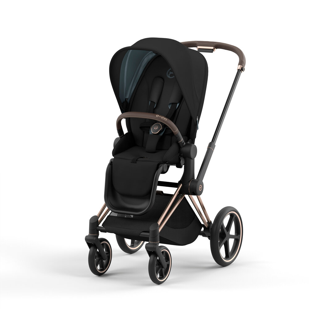 Priam Klapvogn 2022 - deep black/rose gold Priam Klapvogn 2022 - deep black/rose gold