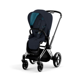 Priam Klapvogn 2022 - midnight blue/chrome black