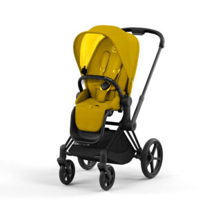 Priam Klapvogn 2022 - mustard yellow/matt black