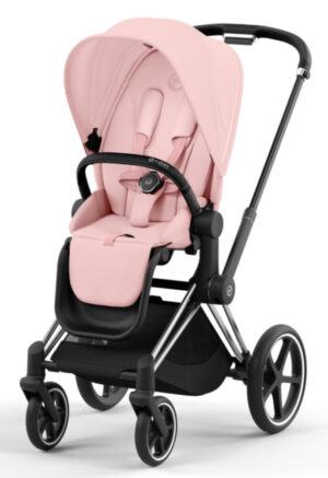 Priam klapvogn 2023 - peach pink/chrome black
