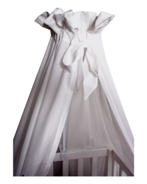 Sengehimmel 152cm hvid Voile