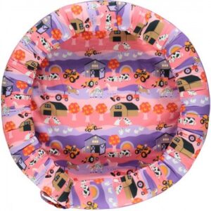 Småfolk multi babynest med landskab - Purple Heart
