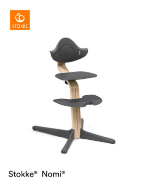 Stokke Nomi Stol - Natural Anthracite