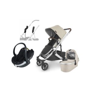 UPPAbaby CRUZ V2 Duovogn inkl. BeSafe iZi Go Modular X2 i-Size Autostol Baby, Declan Beige