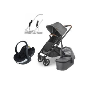 UPPAbaby CRUZ V2 Duovogn inkl. BeSafe iZi Go Modular X2 i-Size Autostol Baby, Greyson Black