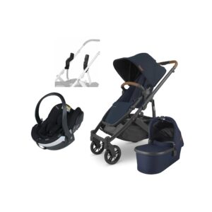 UPPAbaby CRUZ V2 Duovogn inkl. BeSafe iZi Go Modular X2 i-Size Autostol Baby, Noa Navy
