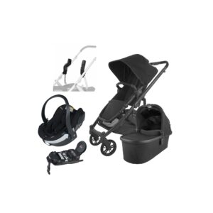 UPPAbaby CRUZ V2 Duovogn inkl. BeSafe iZi Go Modular X2 i-Size Autostol Baby & Base, Jake Black