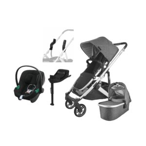 UPPAbaby CRUZ V2 Duovogn inkl. Cybex Aton B2 i-Size Autostol Baby & Base, Jordan Grey