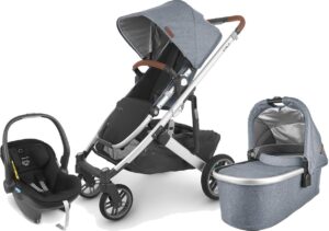 UPPAbaby CRUZ V2 Duovogn inkl. MESA i-Size Babyautostol, Gregory Blue/Jake Black