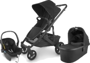 UPPAbaby CRUZ V2 Duovogn inkl. MESA i-Size Babyautostol, Jake Black