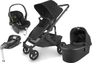 UPPAbaby CRUZ V2 Duovogn inkl. MESA i-Size Babyautostol & Base, Jake Black
